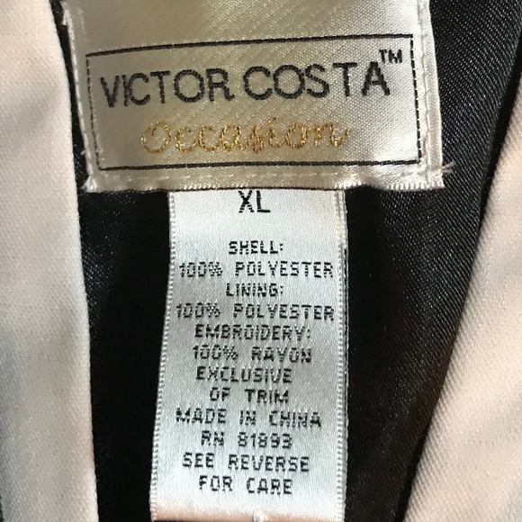 XL Black & White Victor Costa Special Occasion Jacket - Picture 3 of 3